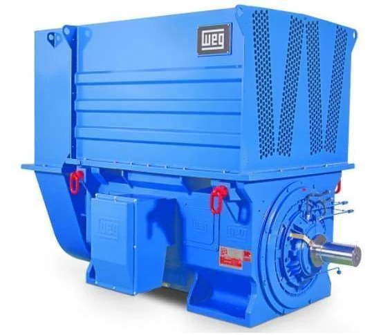 Air conductor and fan protection box on a motor
