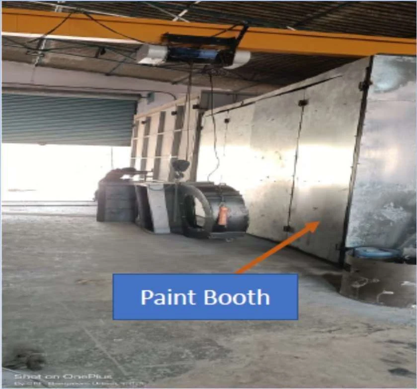 In-house paint booth