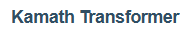 Kamath Transformer logo