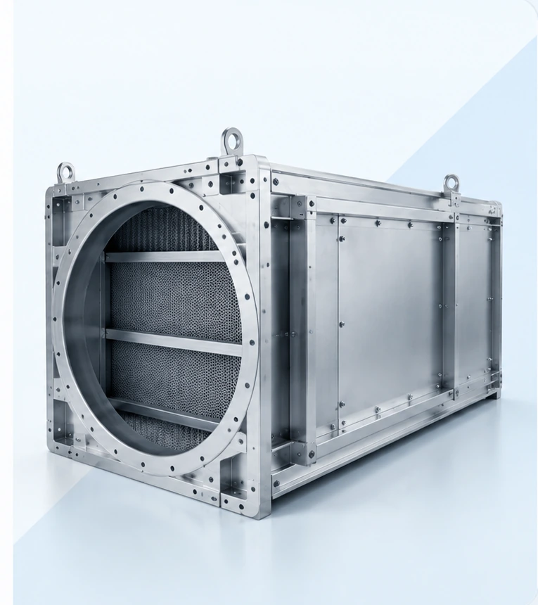 Premium engineered filtration and acoustic component
